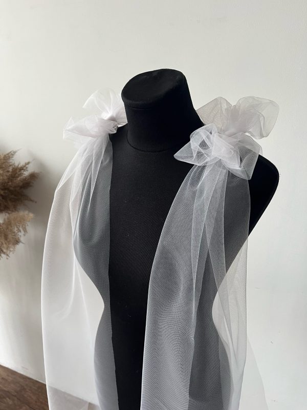 wedding cape shoulder