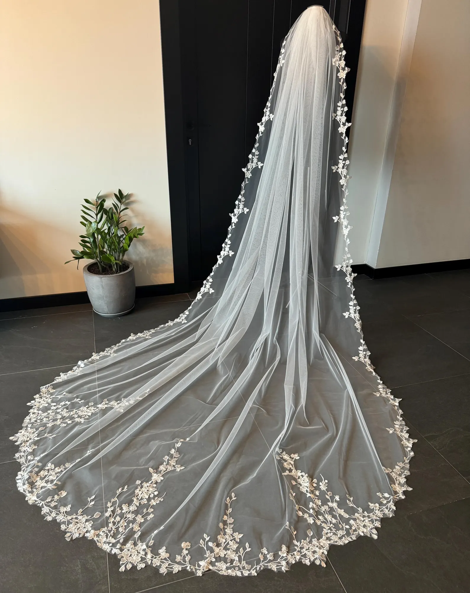 il 1588xN.6441901016 d0cj Cathedral Veil with Embroidery